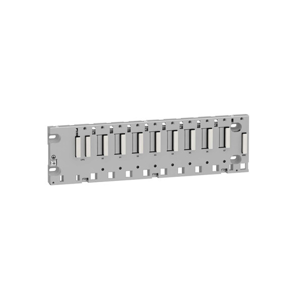 Placa de montaje rack de 8 ranuras M340 TL8844