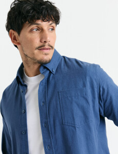 012639 CAMISA HARRY Azul Piedra