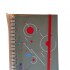 CUADERNO REMEMBER PRINT 17X23 TAPA CIRCULOS ROJO GRIS