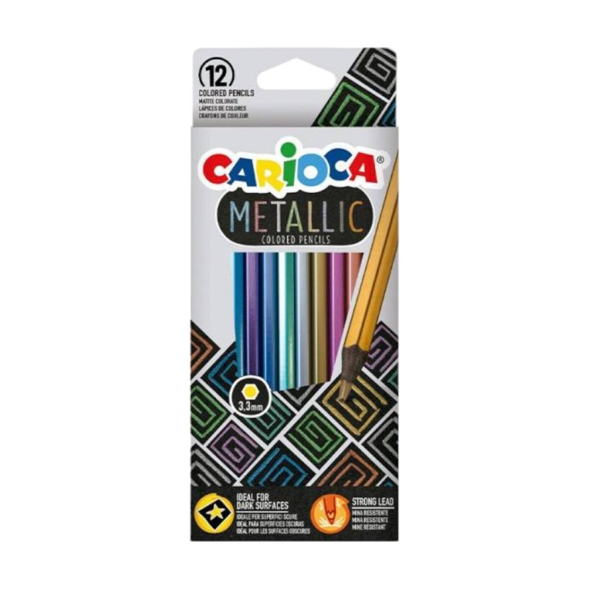 Lápices De Colores Carioca Metallic 