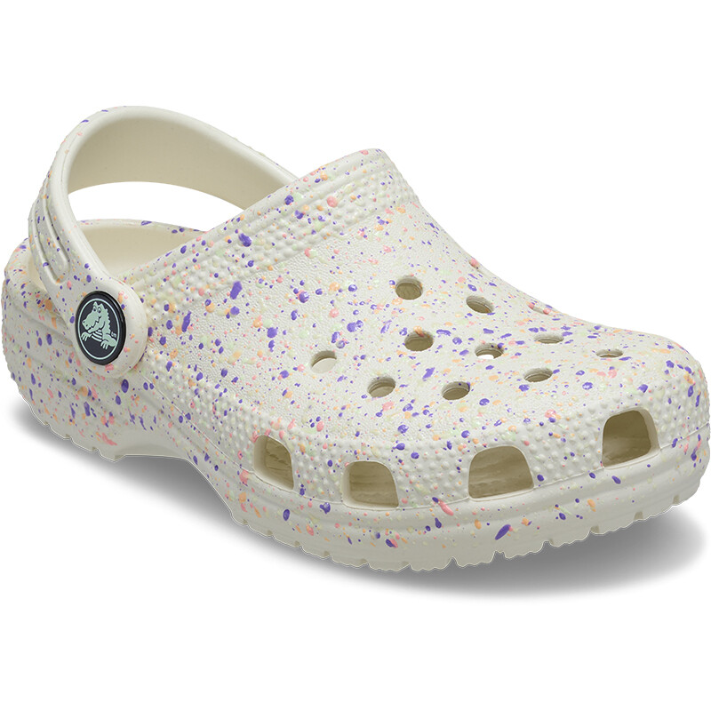 Crocs Classic Glow Paint Blanco
