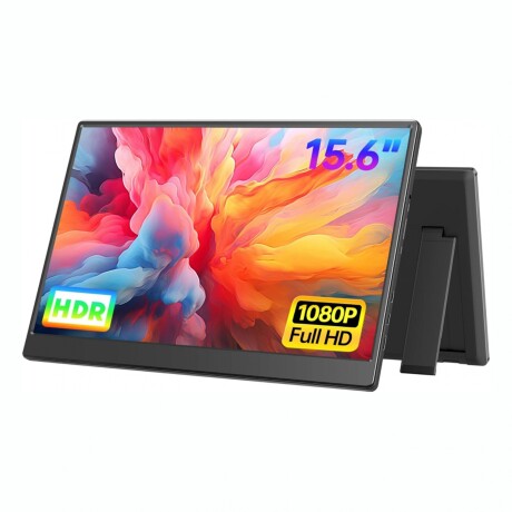 Monitor Portátil UFYQL 15,6' FHD 1080P HDR IPS USB-C - Black Monitor Portátil UFYQL 15,6' FHD 1080P HDR IPS USB-C - Black