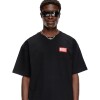 Polo Para Hombre T-Boxt-Lab Negro