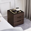 Mesa de luz CHARGER Marrón