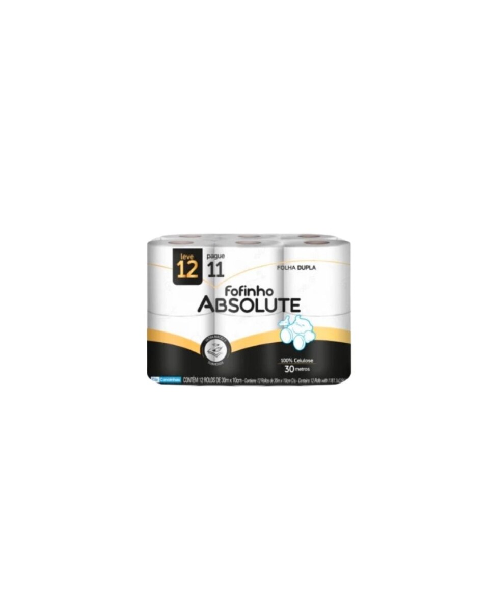 Papel Higiénico Fofinho Doble Hoja Ultra Premium - Pack x 12 unidades 