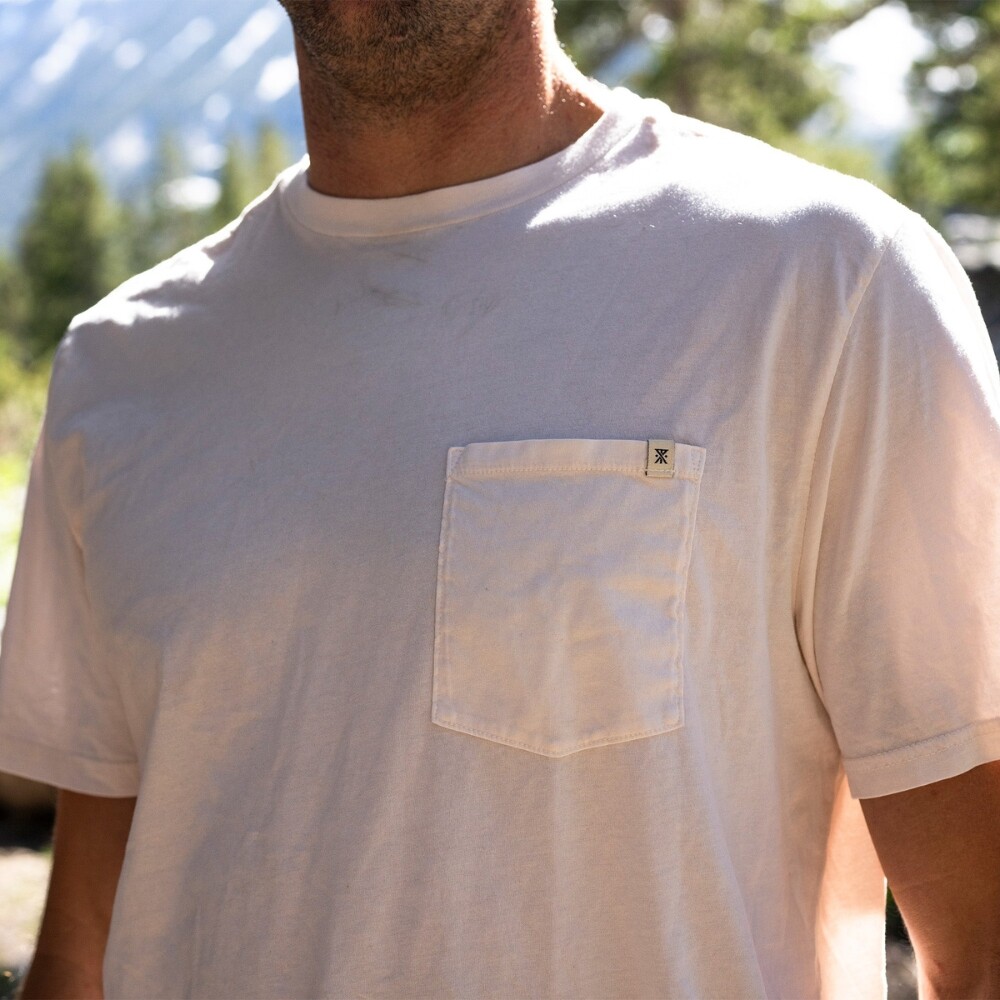 Polo Roark Made To Fade Tee Hombre WASHED OFF WHITE