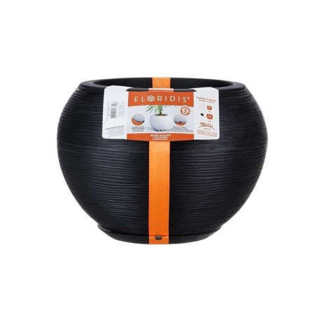 MACETA FLORENCA SISAL NEGRO 27X24CM