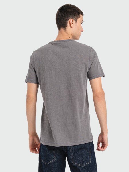 Hugo Boss - Remera regular Fit en algodón Gris