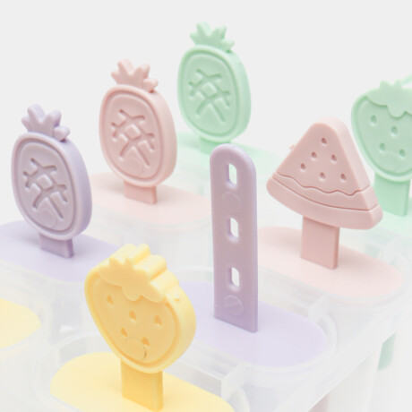 Set De 6 Moldes Para Helado Modelo Frutas Set De 6 Moldes Para Helado Modelo Frutas