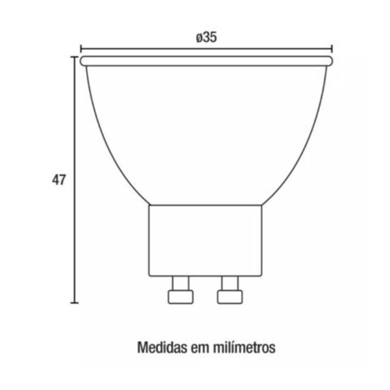 LAMPARA LED 4W MR11 GU10 6500K LAMPARA LED 4W MR11 GU10 6500K
