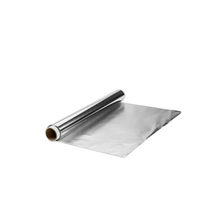 PAPEL ALUMINIO 45CM X 7 METROS PLATEADO