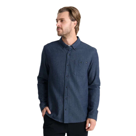 Camisa Roark Scholar Ls Woven Azul