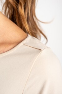 Remera Algodon Elastano Nácar