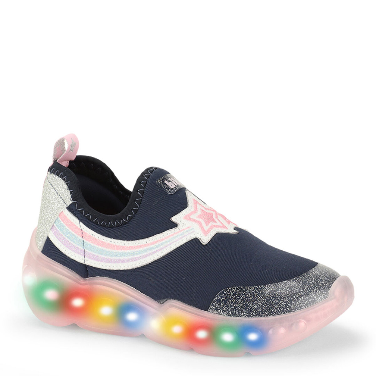 Championes de Niña Bibi Roller Celebretion C/Luces - Azul - Rosado 