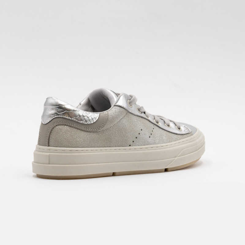 STONED METAL INOX Plata, Platino