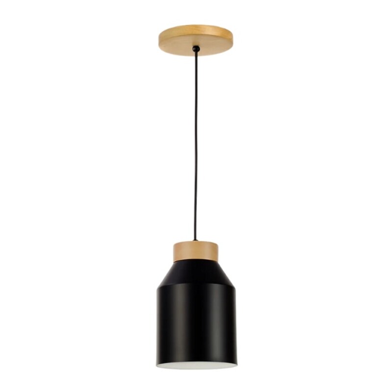COLGANTE 1L E27 VIBRANCE NEGRO - D15CM COLGANTE 1L E27 VIBRANCE NEGRO - D15CM