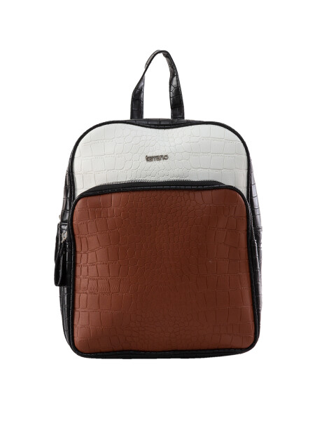 Mochila Croco Crema