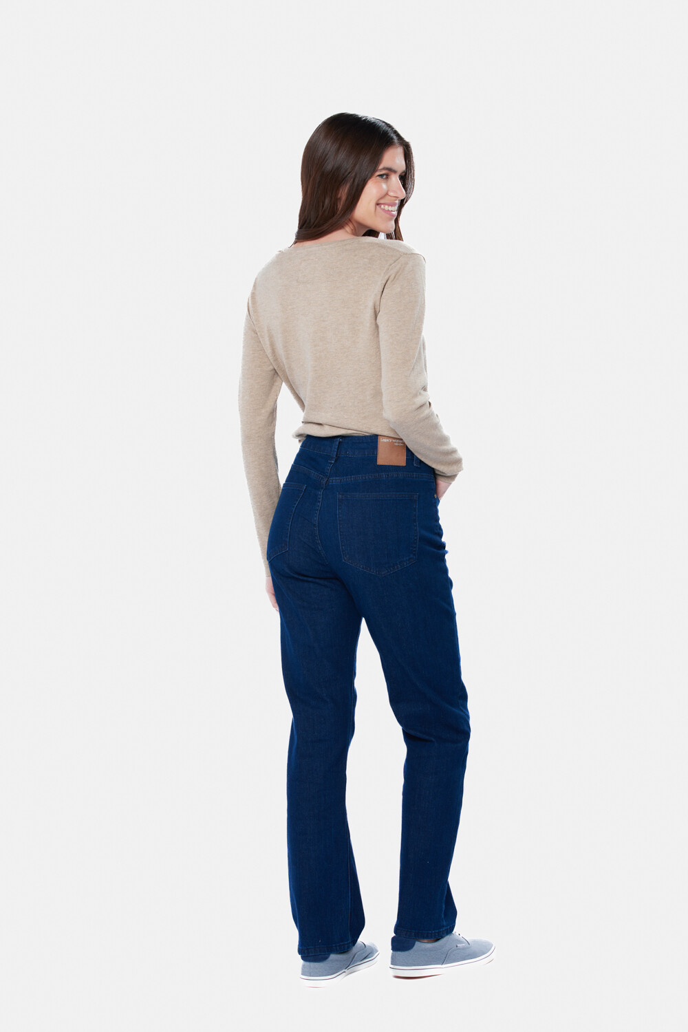 PANTALÓN DE JEAN RECTO Azul