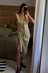 Row Glow Dress Dorado