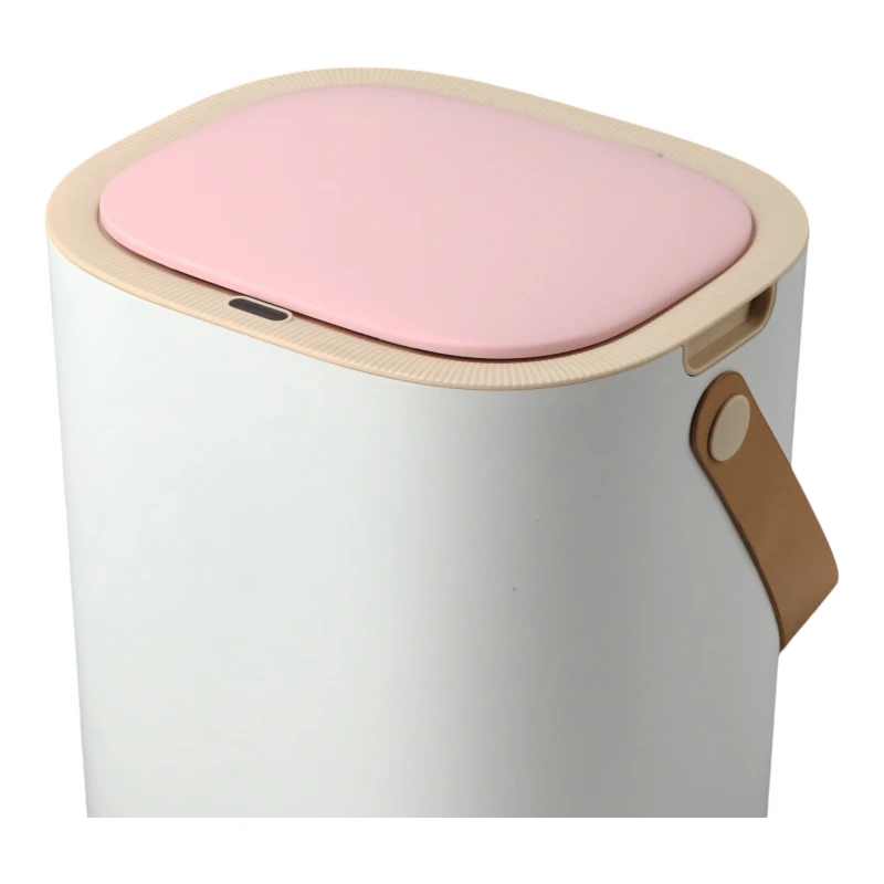 Papelera Automatica Pilas Recargables Usb 16l Rosado