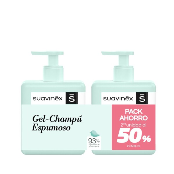PROMO x2 shampoo suavinex gel espumoso 500ml PROMO x2 shampoo suavinex gel espumoso 500ml