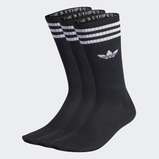 Medias Adidas High Crew 3 Pares Negro