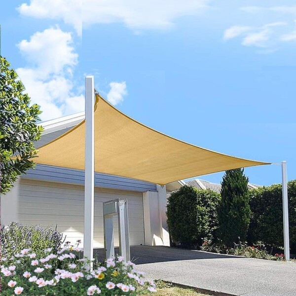 Toldo Malla Vela Rectangular 4 X 3 Patio Jardín Reforzada Toldo Malla Vela Rectangular 4 X 3 Patio Jardín Reforzada