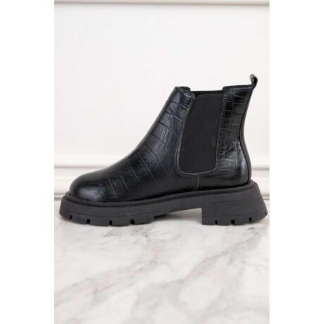 Bota Croco Negro