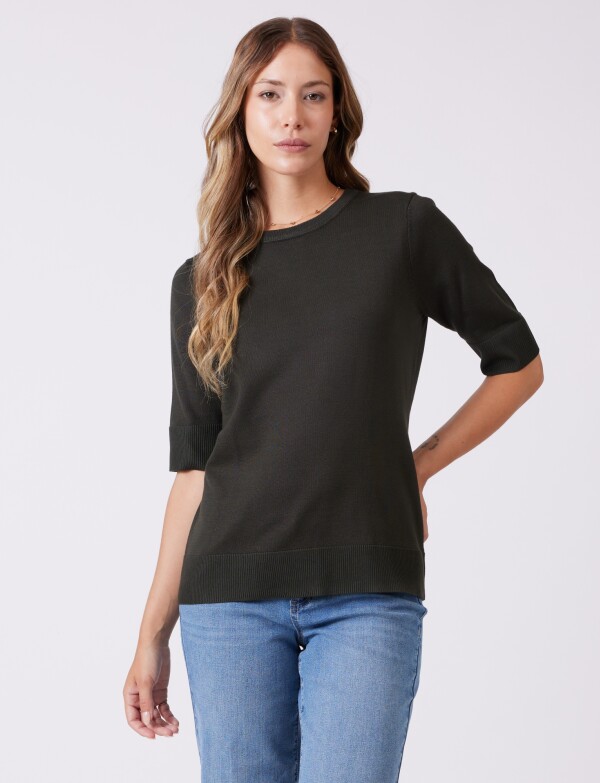 Buzo Basico VERDE OSCURO