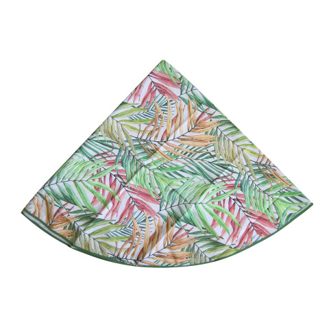 Mantel Redondo Waterproof Home Class 160 cm 3660 HOJA VERDE