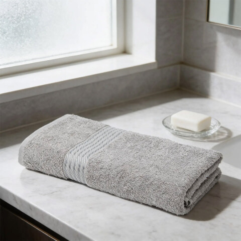 Toalla Baño Extra Prisma Dohler 86 x 150 cm 100% Algodón GRIS
