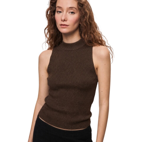 TOP NOIR S-XL CHOCOLATE