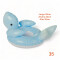 Inflable Posa Vaso Bebida Para Piscina Variedad Diseños 3 Ballena