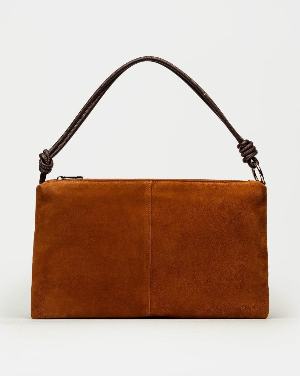 Mini bag Parf en cuero gamuza - Oxido 