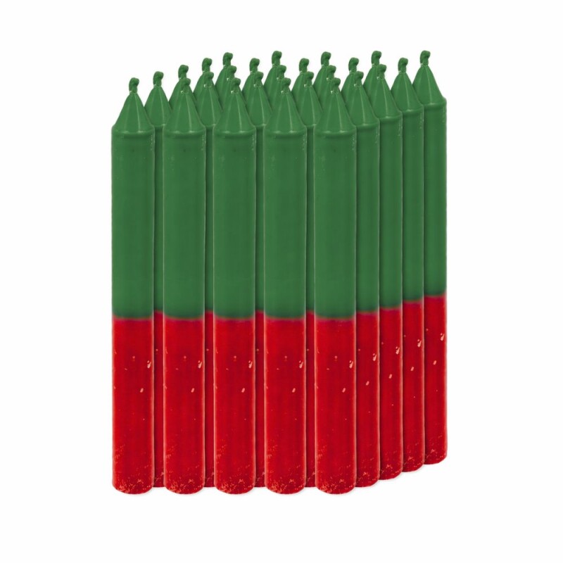 VELAS SUPER COMBINADA X25 Verde/rojo