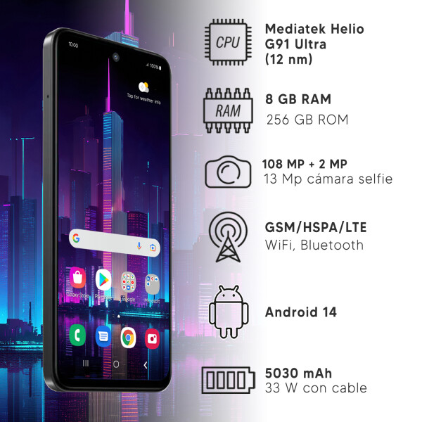Xiaomi Redmi 13 8/256 Gb 4g NEGRO