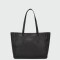 Longchamp -Cartera de cuero con gran capacidad, Le foulonné Negro