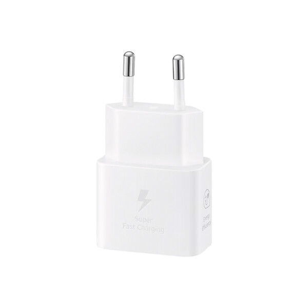 Ficha Samsung carga rápida USB Tipo-C 25W color blanco Ficha Samsung Carga Rápida Usb Tipo-c 25w Color Blanco