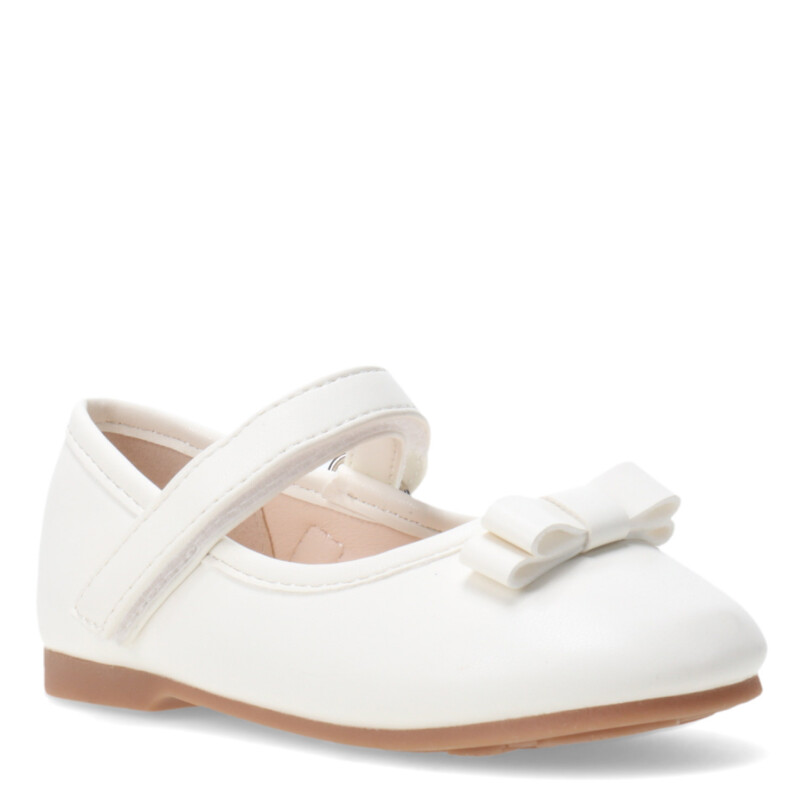 Ballerina de Mujer Mini Miss Carol Zapato CHARD ballerina con moña Blanco Hueso