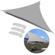 Lona vela triangular poliester impermeable 3,6 mts GRIS