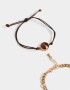 Pulseras Flexibles Sets Metal diferenciado Pulseras Flexibles Con Medallones - Dorado