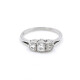 Anillo Platino Con 3 Brillantes Anillo Platino Con 3 Brillantes