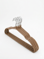 PERCHA ALAMBRE TAUPH 10PCS TAUPE