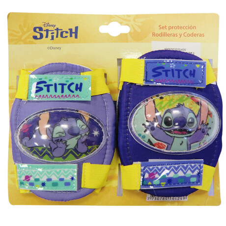 Set Rodilleras y Coderas para Patines 4 piezas Stitch 001