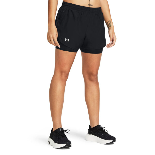 Short de Mujer Under Armour Fly Negro