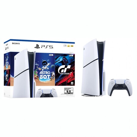 Consola SONY PlayStation 5 Slim Standard PS5 1TB + Dos Juegos - Blanca Consola SONY PlayStation 5 Slim Standard PS5 1TB + Dos Juegos - Blanca