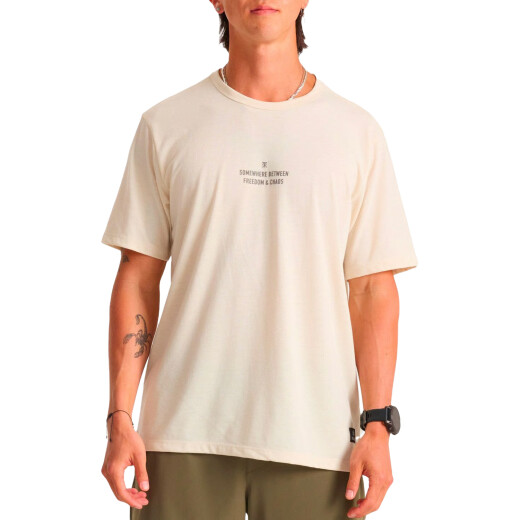 Remera Roark Mathis Active - Beige Remera Roark Mathis Active - Beige