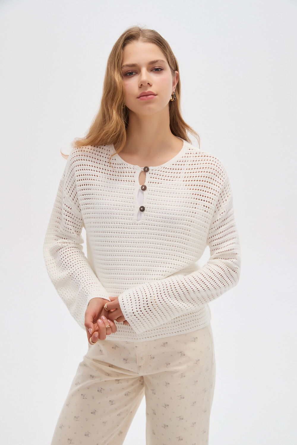 Sweater Ozara Marfil / Off White