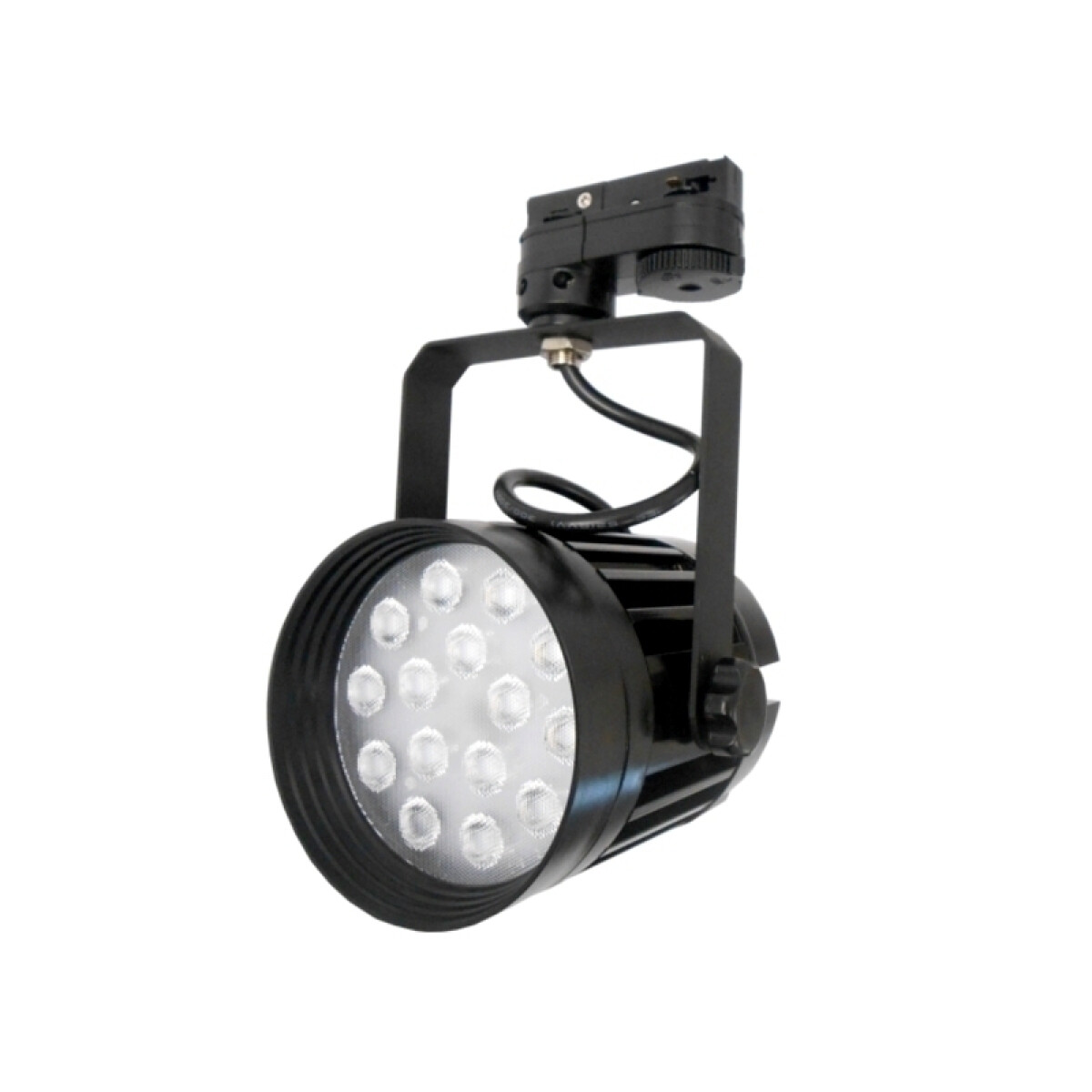 Spot 30° para riel de 3 vías color negro, 30W/neutro - NV0125 