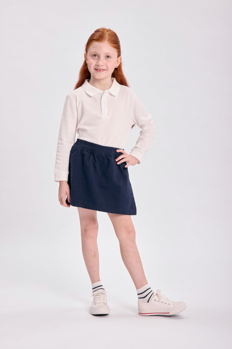 Short pollera Azul Marino